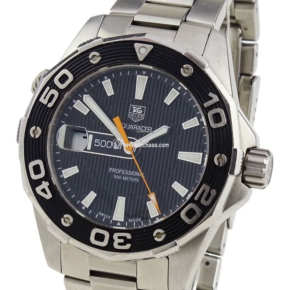 IMG_9086 TAG Heuer Aquaracer 500M Mens watch Unisex Quartz Steel WAJ1110.BA0870 3