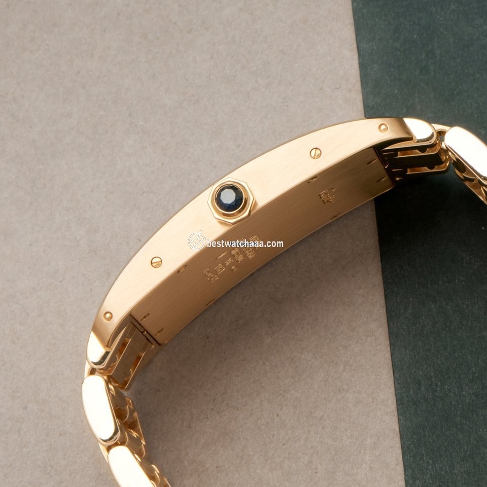 IMG_9086 Cartier Tank Americaine Mens watch Unisex Manual winding Yellow gold 1735 3