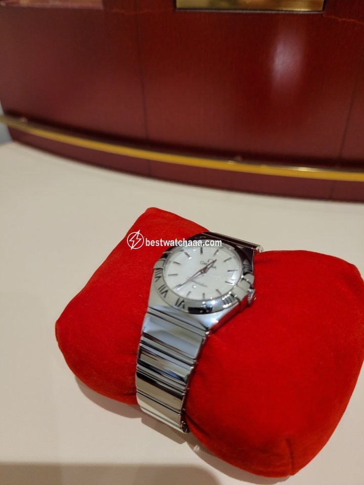 IMG_9086 Omega Constellation Quartz Womens watch Quartz Steel 123.10.27.60.05.002 3