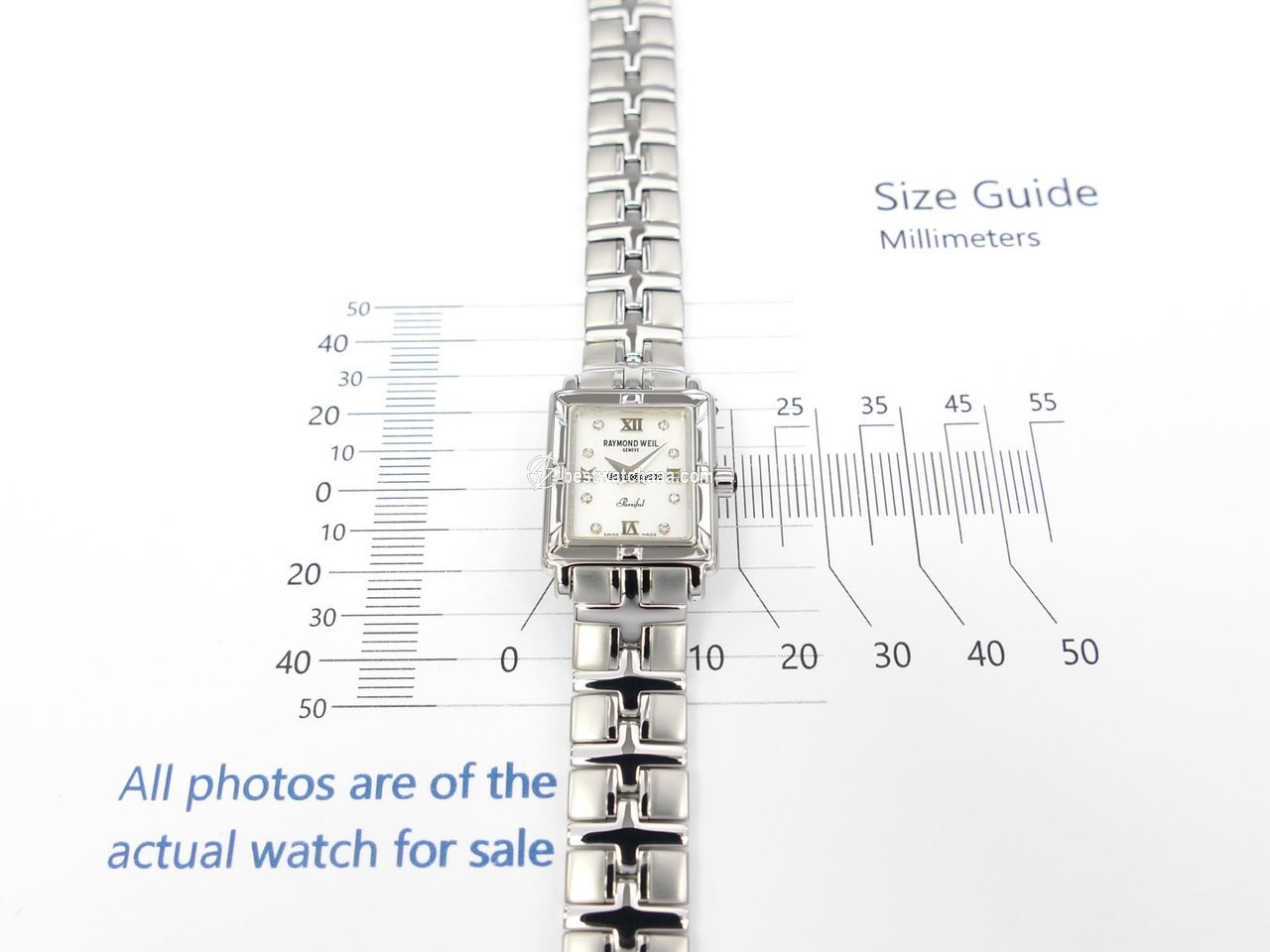 IMG_9086 Raymond Weil Parsifal Womens watch Quartz Steel 9631 3
