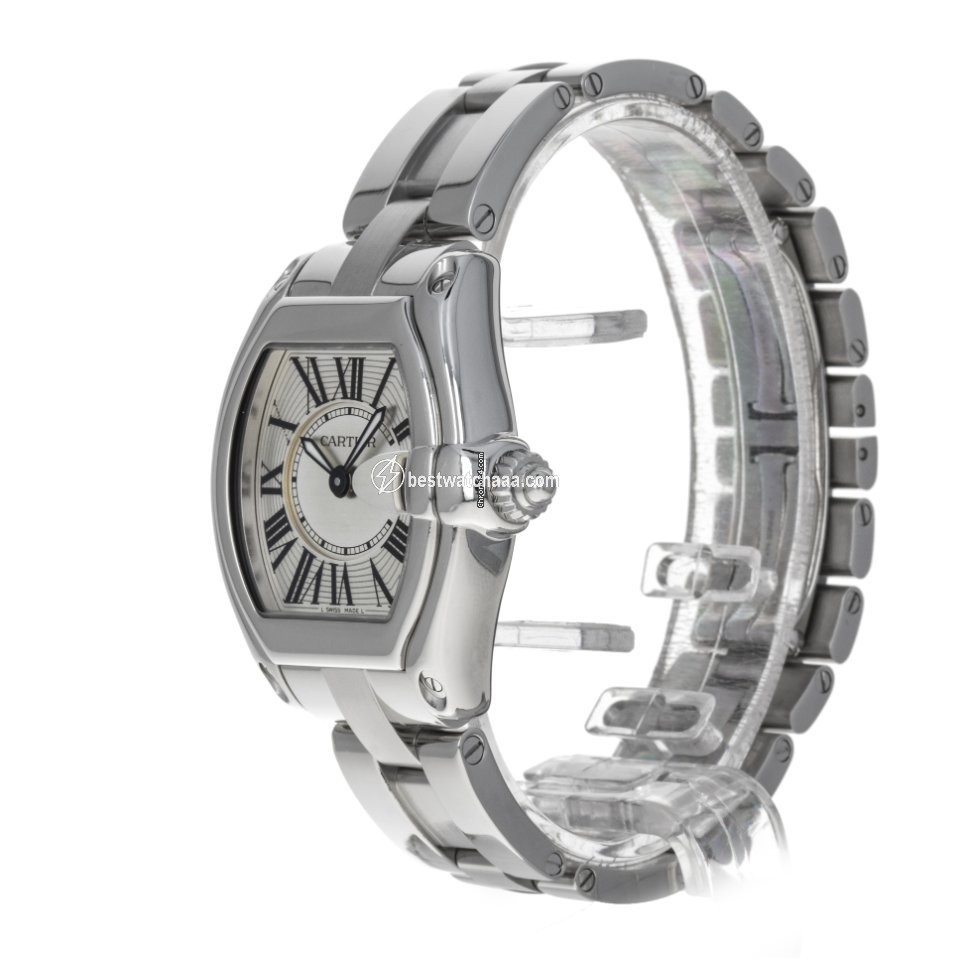 IMG_9086 Cartier Roadster Womens watch Quartz Steel W62016V3 2675 3