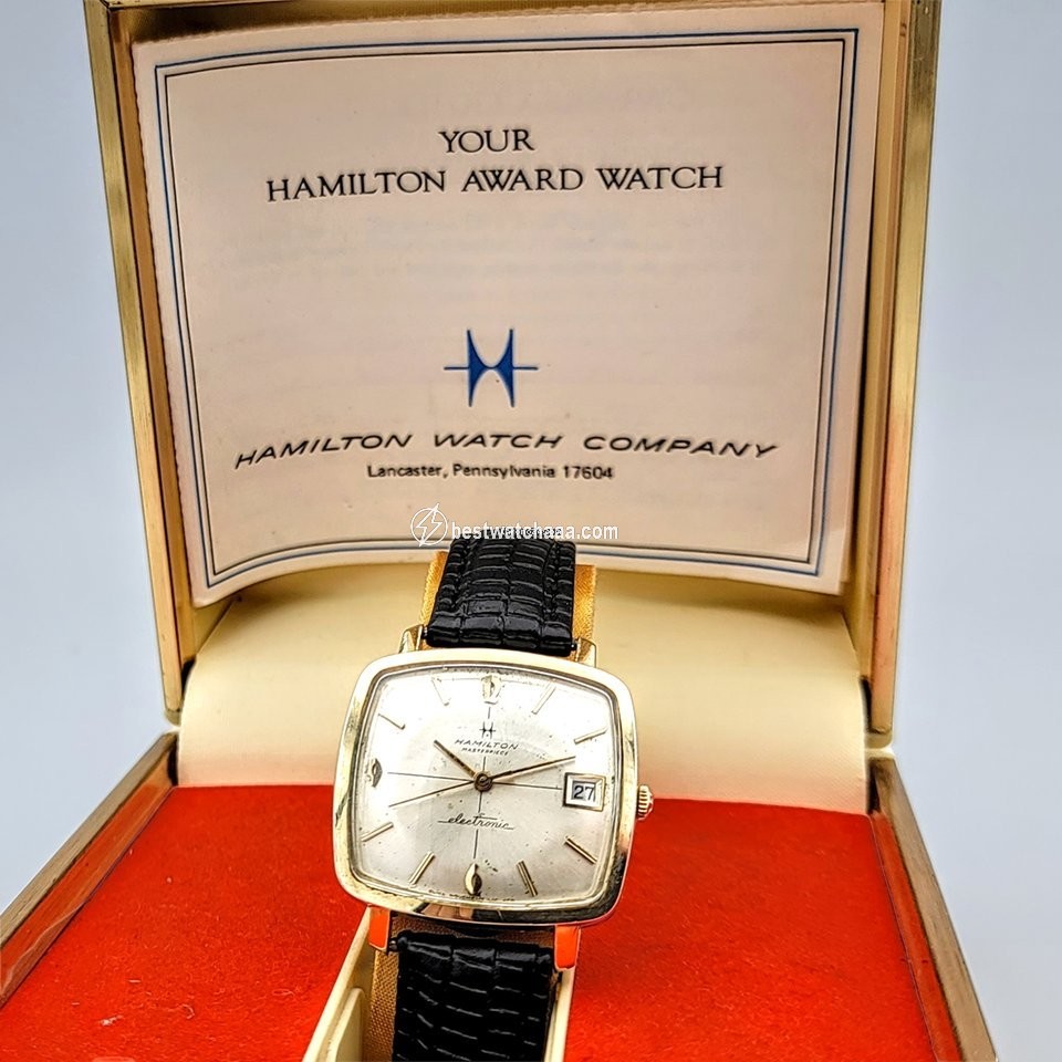 IMG_9086 Hamilton Mens watch Unisex Quartz Gold Steel Lic ATO 9154 ESA 3