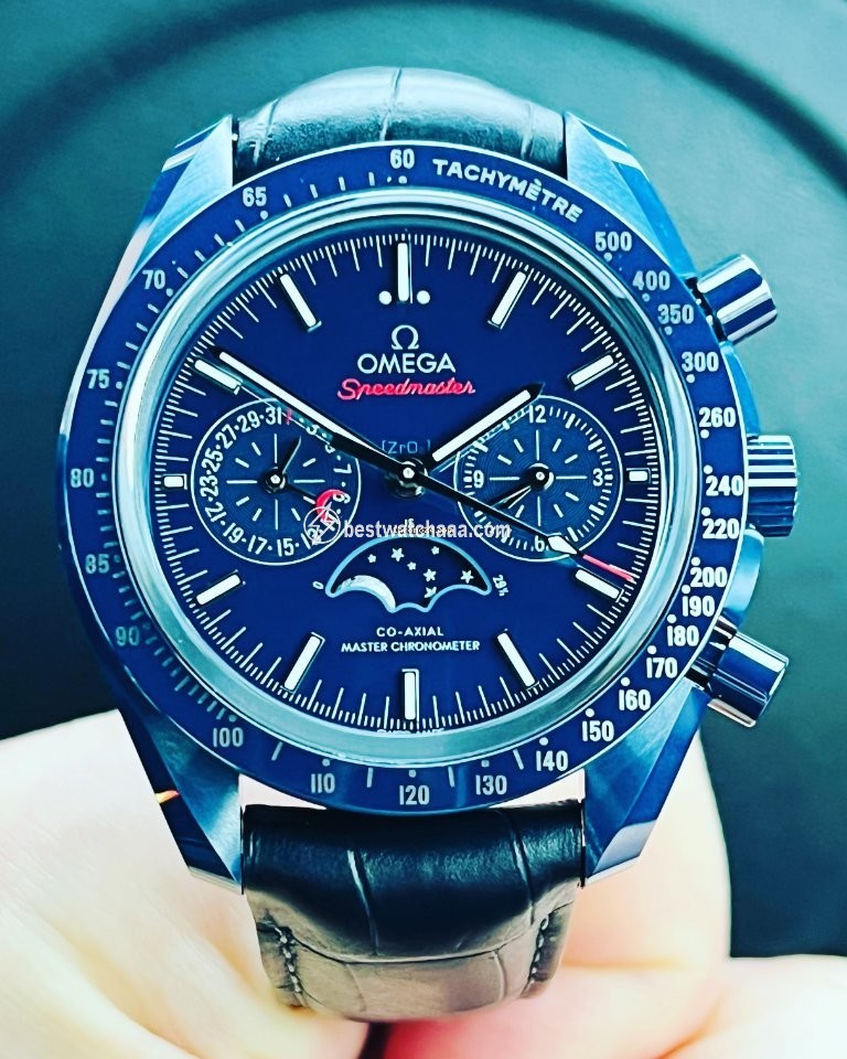 IMG_9086 Omega Speedmaster Professional Moonwatch Moonphase Mens watch Unisex Automatic Ceramic 304.93.44.52.03.001 3