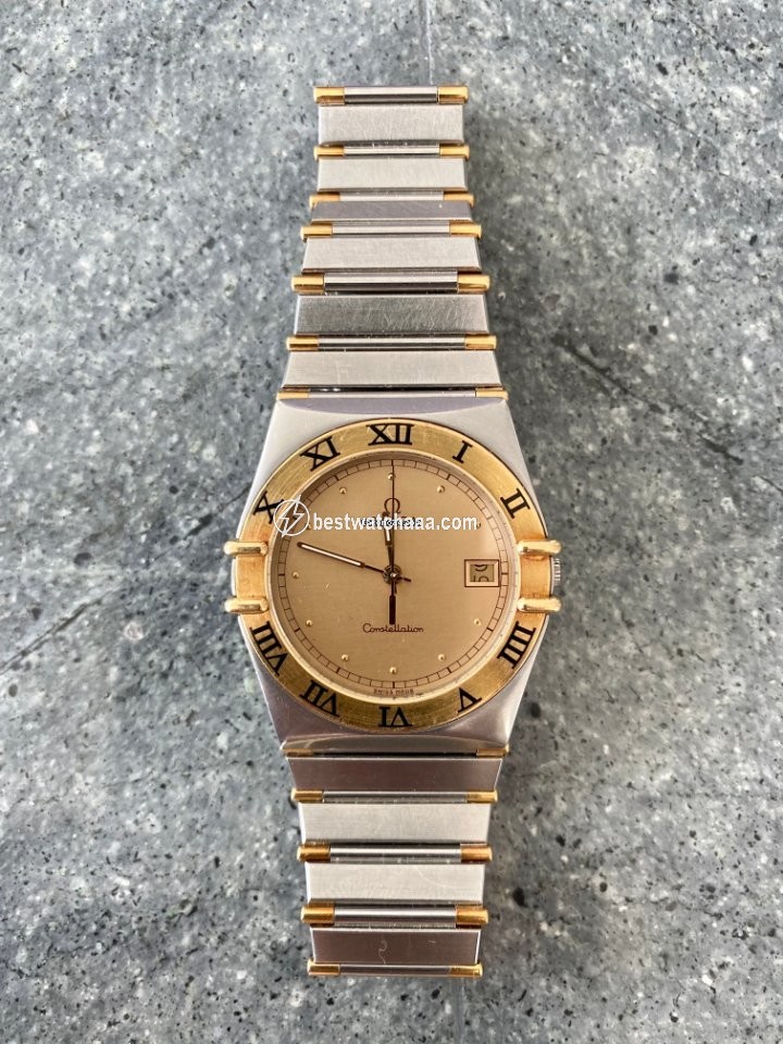 IMG_9086 Omega Constellation Mens watch Unisex Quartz Gold Steel 1448 431 3