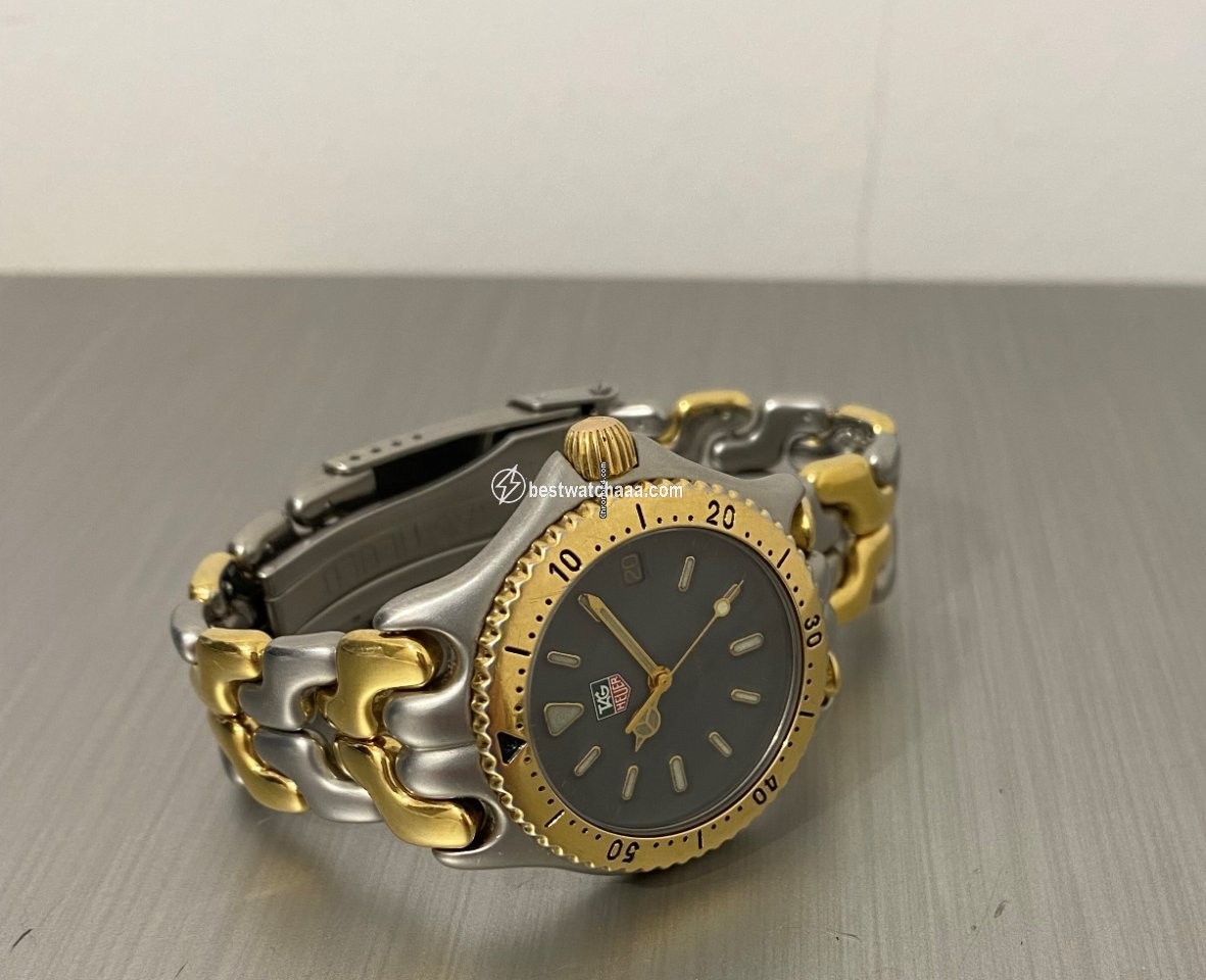 IMG_9086 TAG Heuer Mens watch Unisex Quartz Gold Steel S95.206M 3