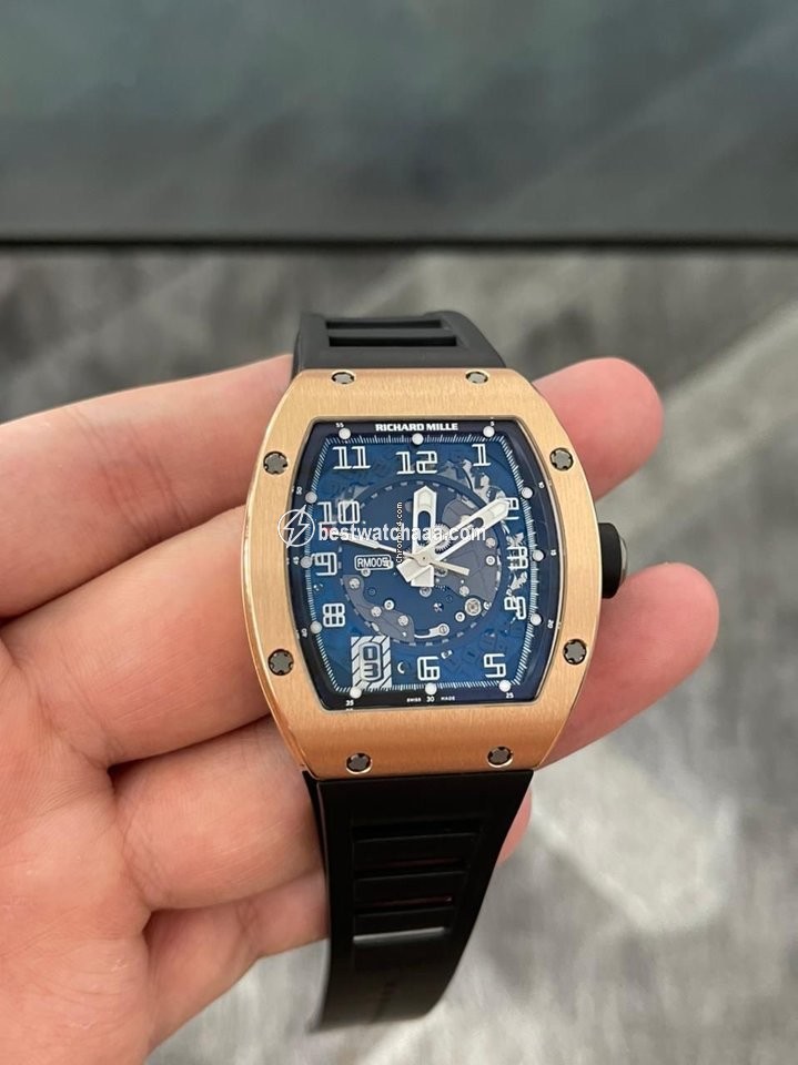 IMG_9086 Richard Mille RM 005 Mens watch Unisex Automatic Rose gold RM005 3