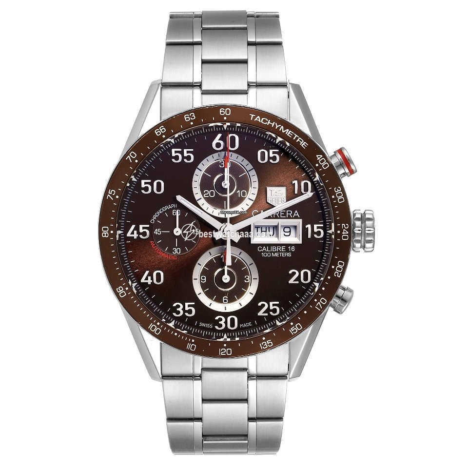 IMG_9086 TAG Heuer Carrera Calibre 16 Mens watch Unisex Automatic Steel CV2A12.FC6236 3