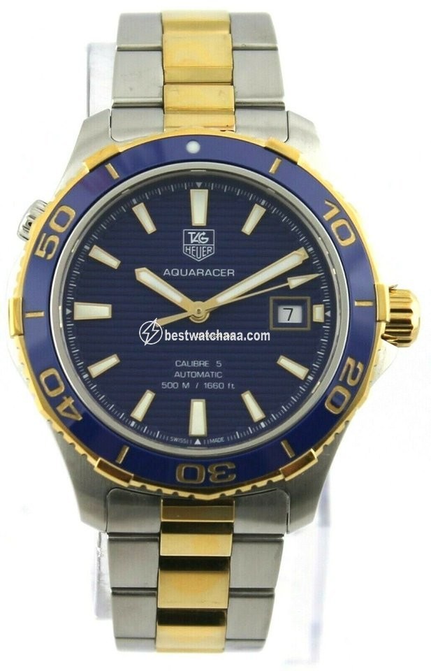 IMG_9086 TAG Heuer Aquaracer 500M Mens watch Unisex Automatic Gold Steel WAK2120.BB0835 3