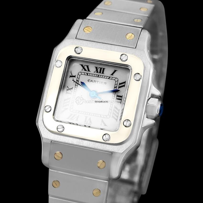 IMG_9086 Cartier Womens watch Automatic Gold Steel 8481ST 3