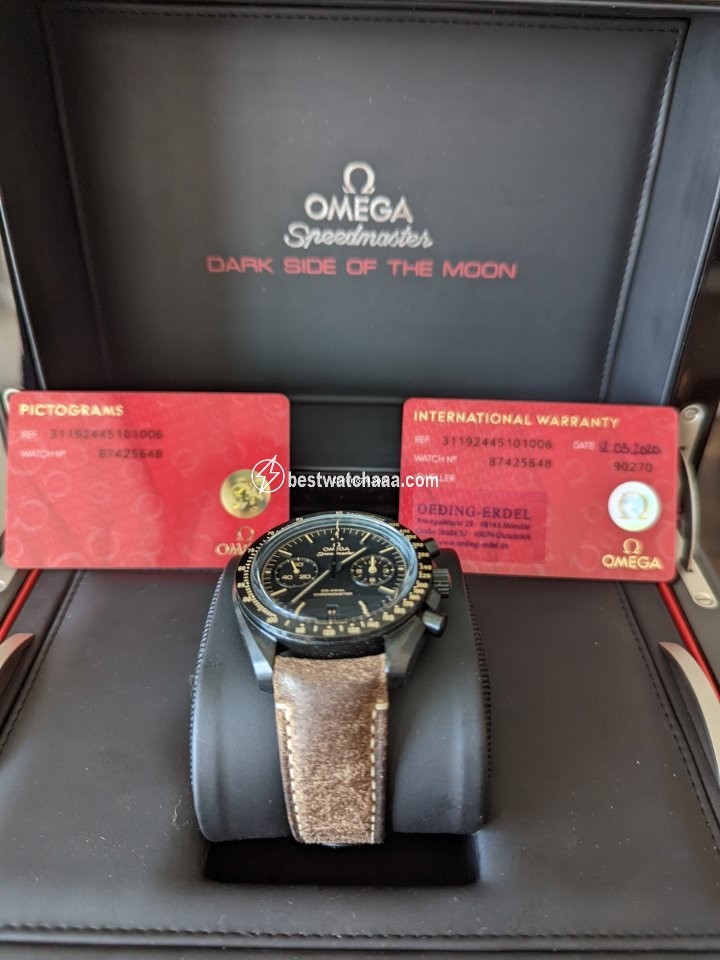 IMG_9086 Omega Speedmaster Professional Moonwatch Mens watch Unisex Automatic Ceramic 31192445101006 3