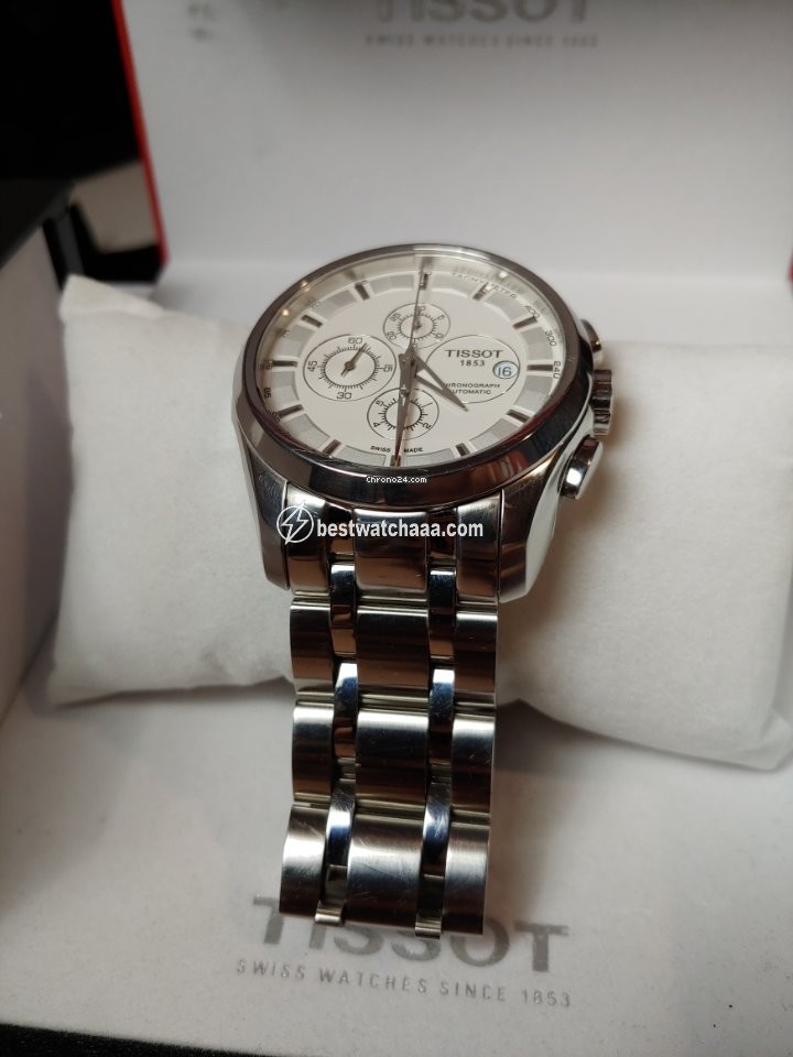 IMG_9086 Tissot Couturier Mens watch Unisex Automatic Gold Steel T035.627.11.031.00 3