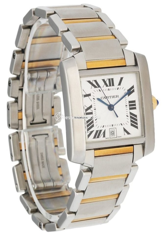 IMG_9086 Cartier Tank Francaise Mens watch Unisex Automatic Steel 2302 3
