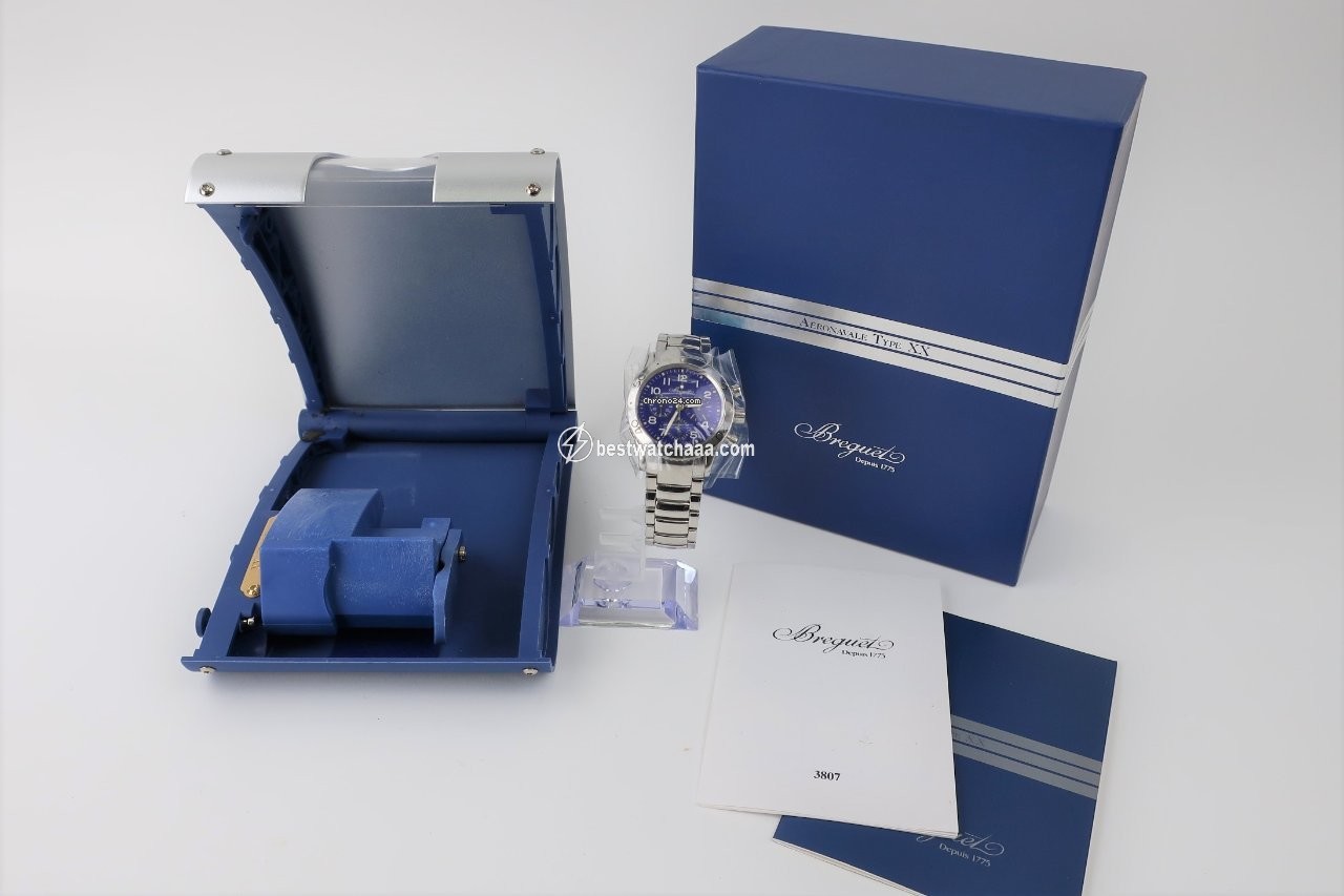 IMG_9086 Breguet Type XX - XXI - XXII Mens watch Unisex Automatic Steel 3807ST J2 SW9 3