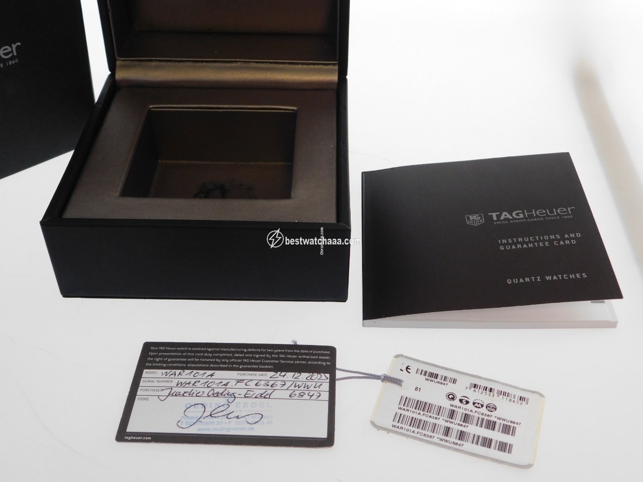 IMG_9086 TAG Heuer Carrera Lady Mens watch Unisex Quartz Steel WAR101 3