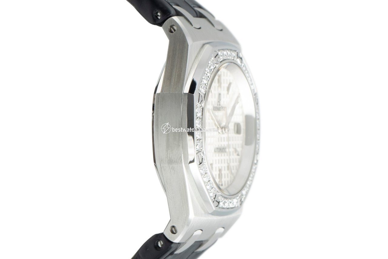 IMG_9086 Audemars Piguet Royal Oak Lady Womens watch Automatic Steel 77321ST.ZZ.D012CR.01 3