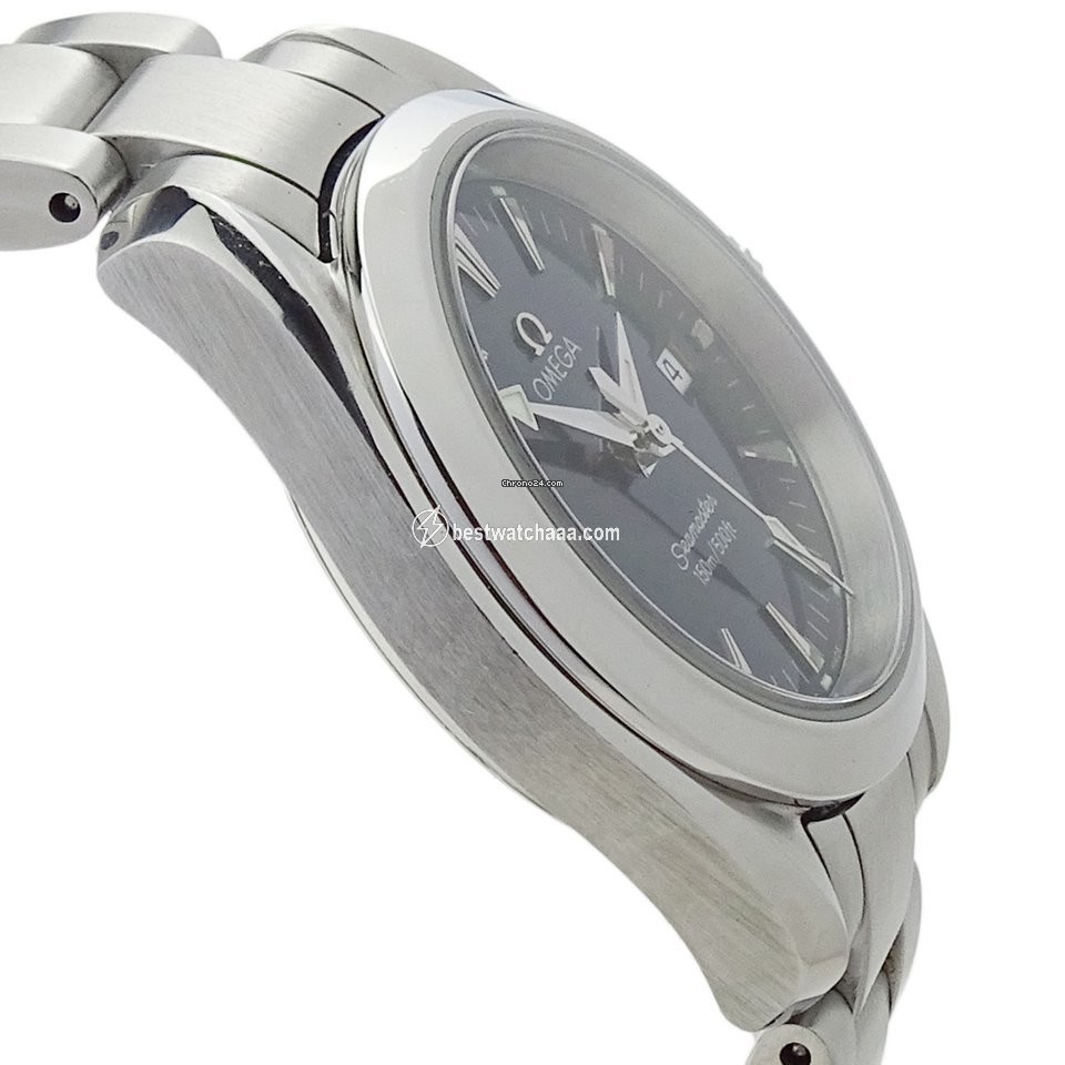 IMG_9086 Omega Seamaster Aqua Terra Womens watch Quartz Steel 2577.80.00 3