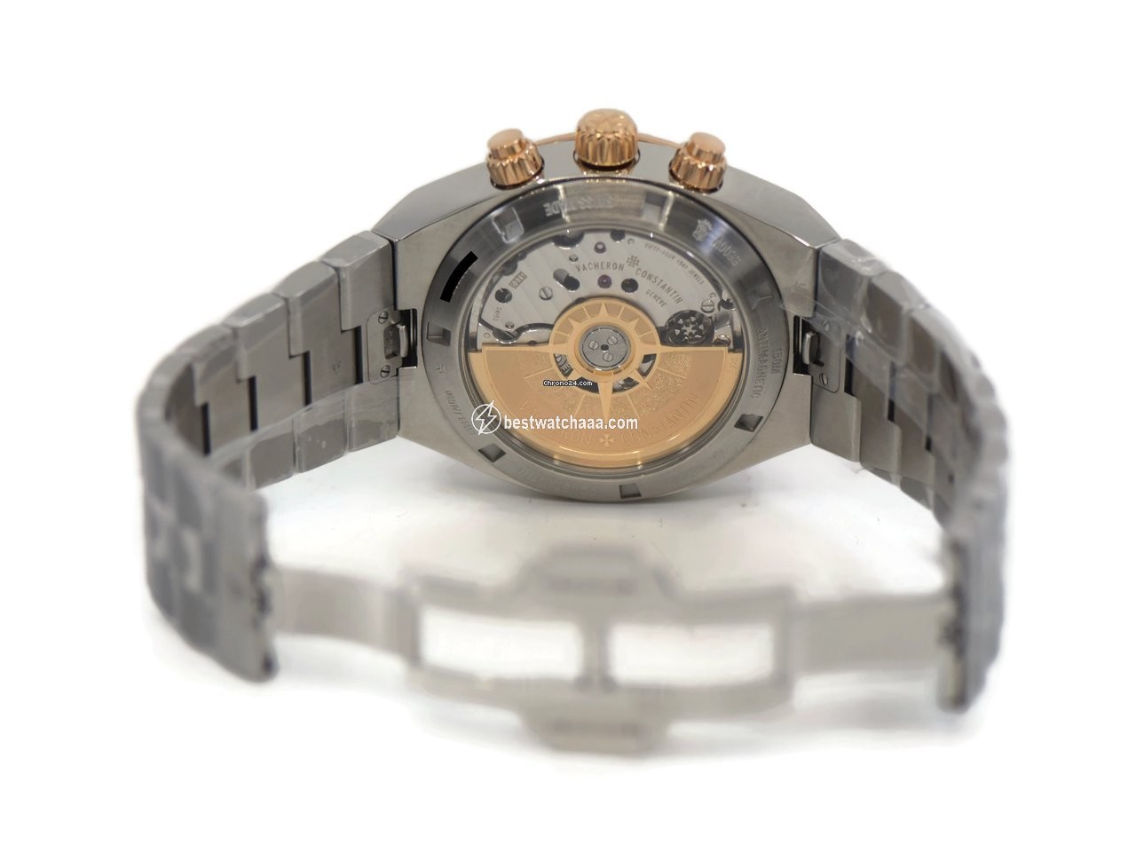 IMG_9086 Vacheron Constantin Overseas Chronograph Mens watch Unisex Automatic Gold Steel 5500V 3