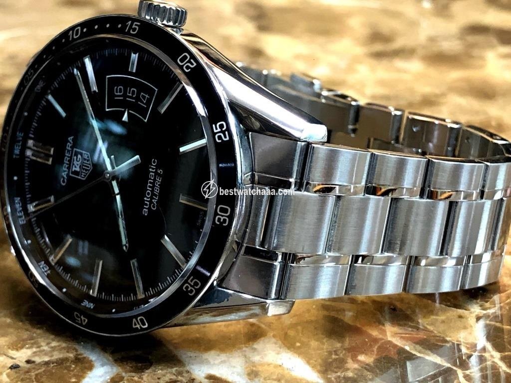 IMG_9086 TAG Heuer Carrera Calibre 5 Mens watch Unisex Automatic Steel WV211M.BA0787 3