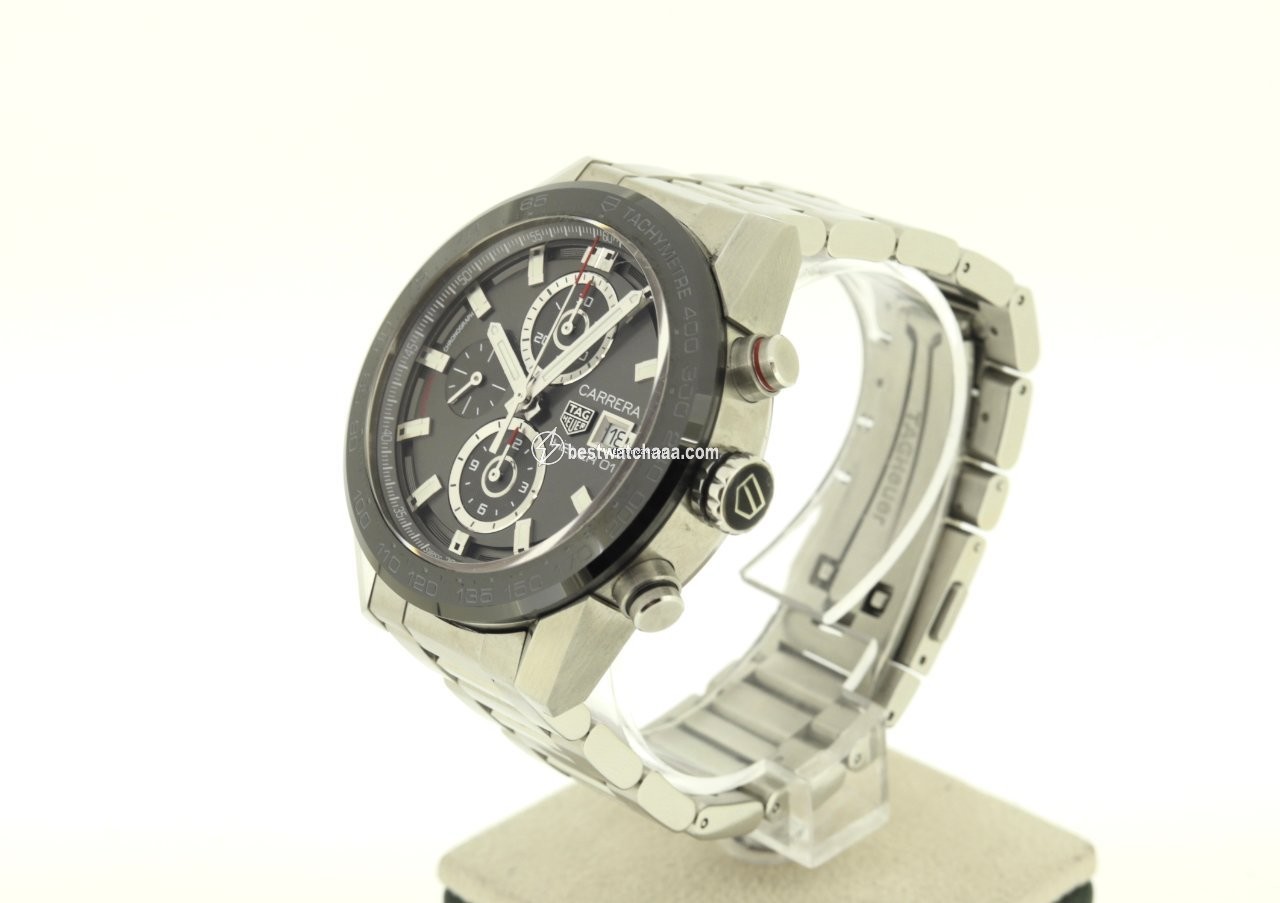 IMG_9086 TAG Heuer Carrera Calibre HEUER 01 Mens watch Unisex Automatic Steel CAR201W 3