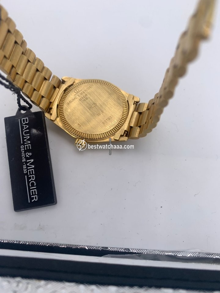 IMG_9086 Baume & Mercier Quartz Yellow gold 63193 3