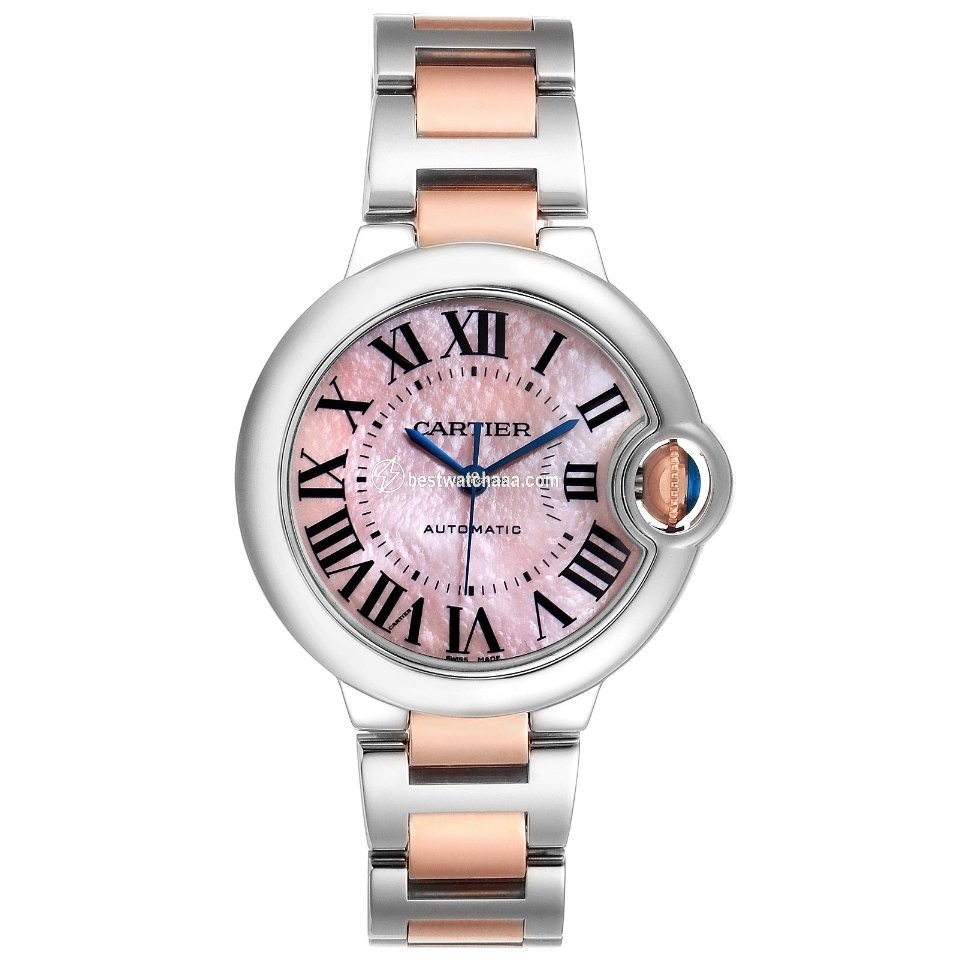 IMG_9086 Cartier Ballon Bleu 33mm Womens watch Automatic Steel W6920098 3