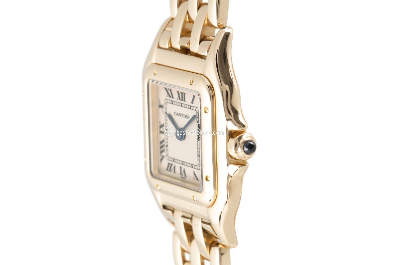 IMG_9086 Cartier Panthere Womens watch Quartz Yellow gold 86691 3
