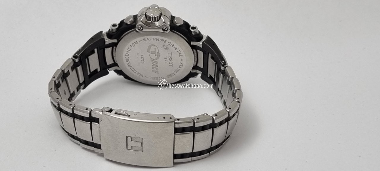 IMG_9086 Tissot T-Race Mens watch Unisex Quartz Steel T011.417.17.202.00 3