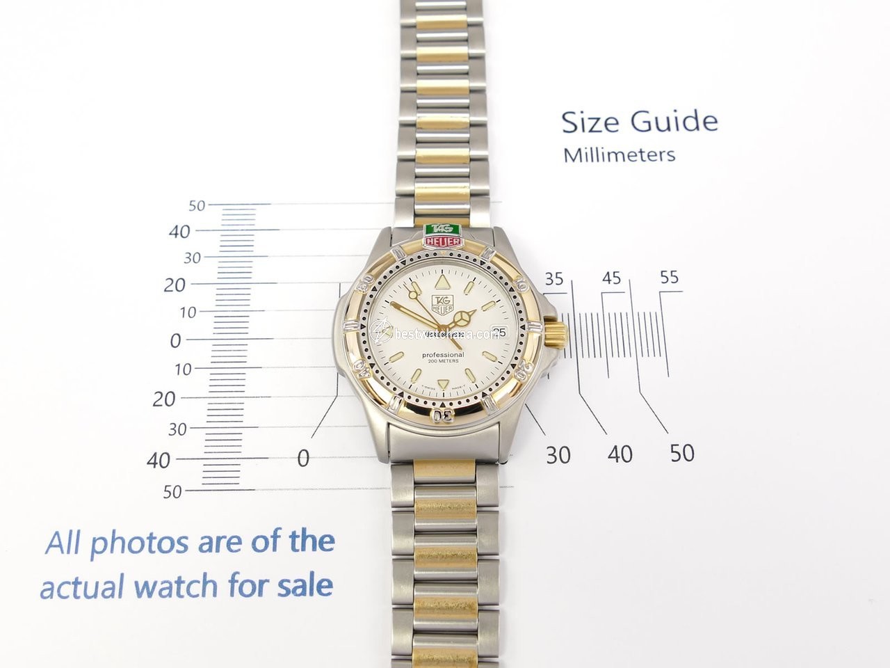 IMG_9086 TAG Heuer Mens watch Unisex Quartz Gold Steel WF1220-K0 3