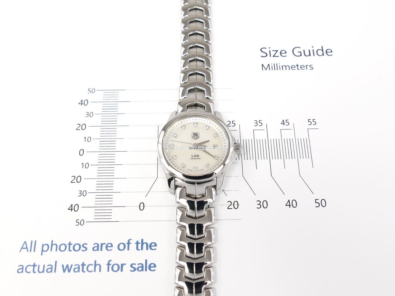 IMG_9086 TAG Heuer Link Lady Womens watch Quartz Steel WJF1317.BA0572 3