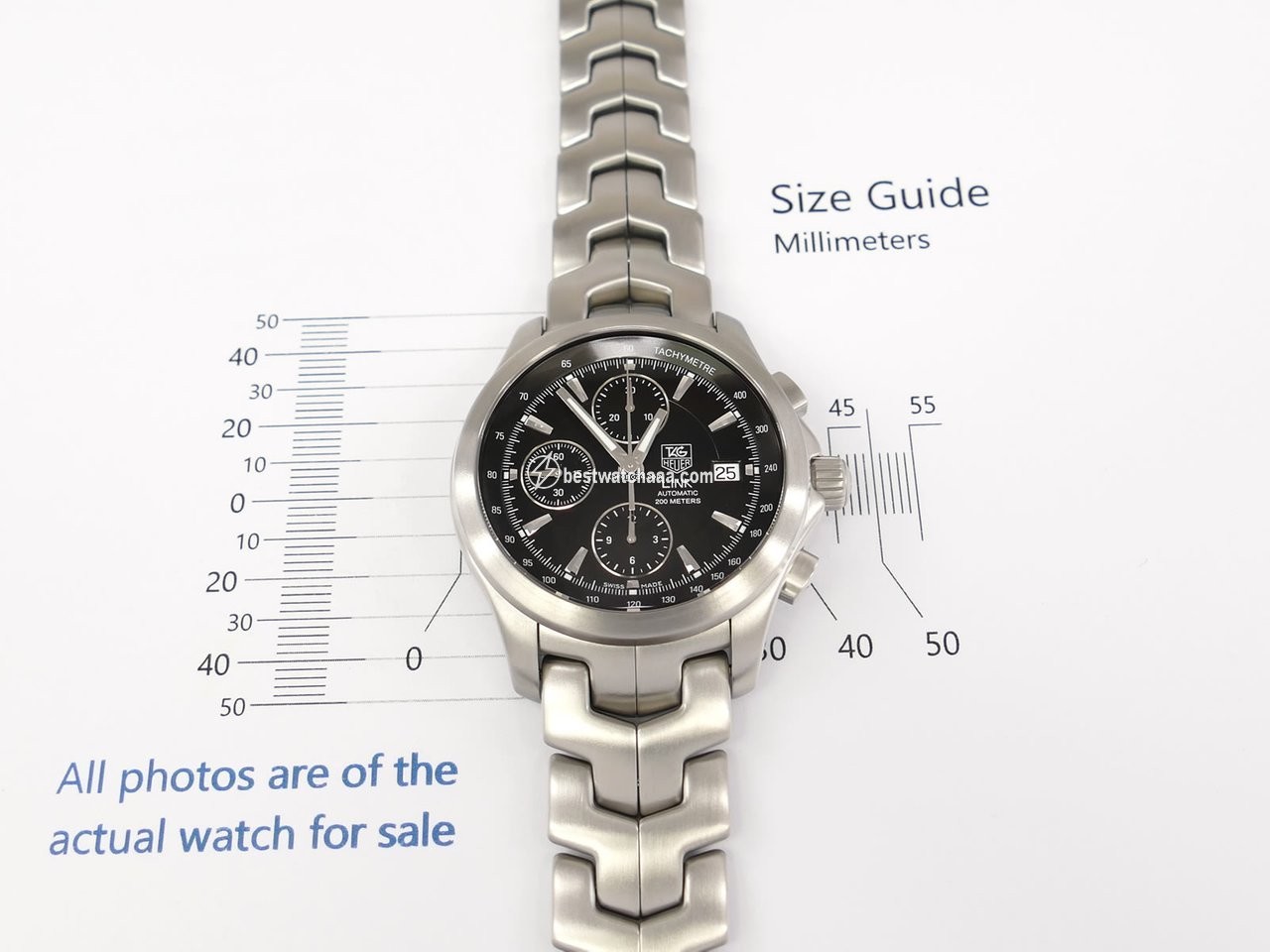IMG_9086 TAG Heuer Link Calibre 16 Mens watch Unisex Automatic Steel CJF2110.BA0576 3