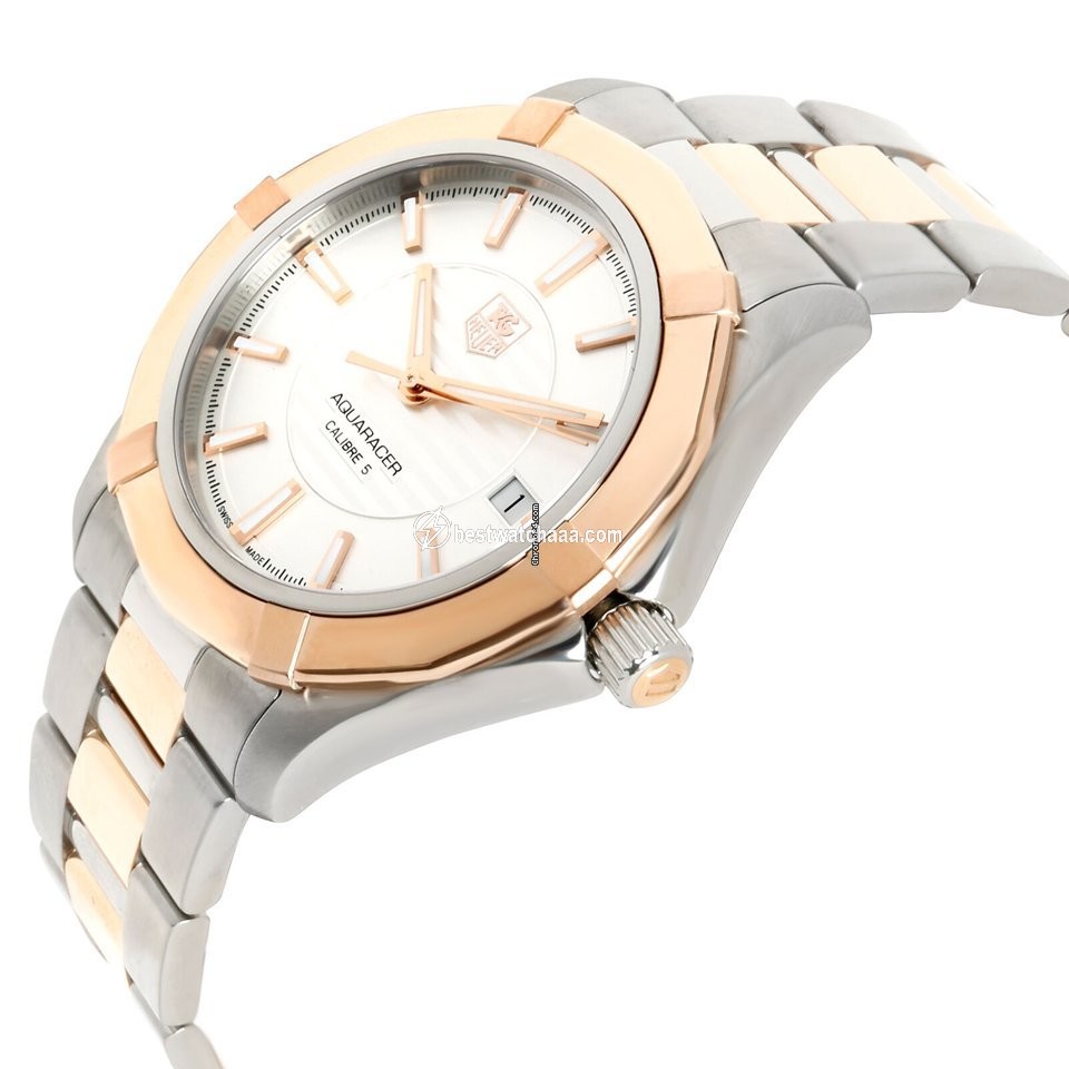 IMG_9086 TAG Heuer Aquaracer Lady Mens watch Unisex Automatic Gold Steel WAP2150.BD0885 3