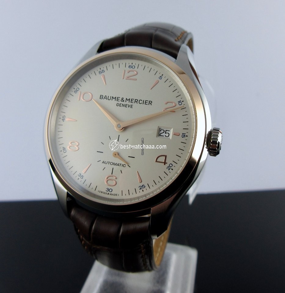IMG_9086 Baume & Mercier Clifton Mens watch Unisex Automatic Gold Steel MOA10139 3