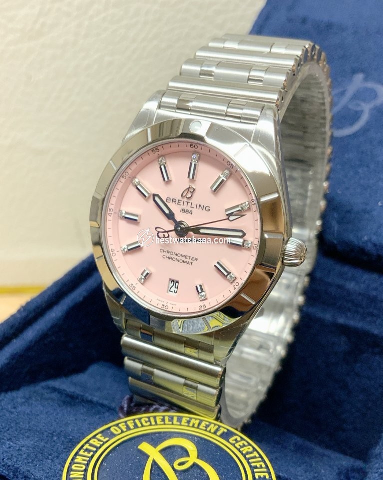 IMG_9086 Breitling Chronomat Womens watch Quartz Steel A77310101K1A1 3
