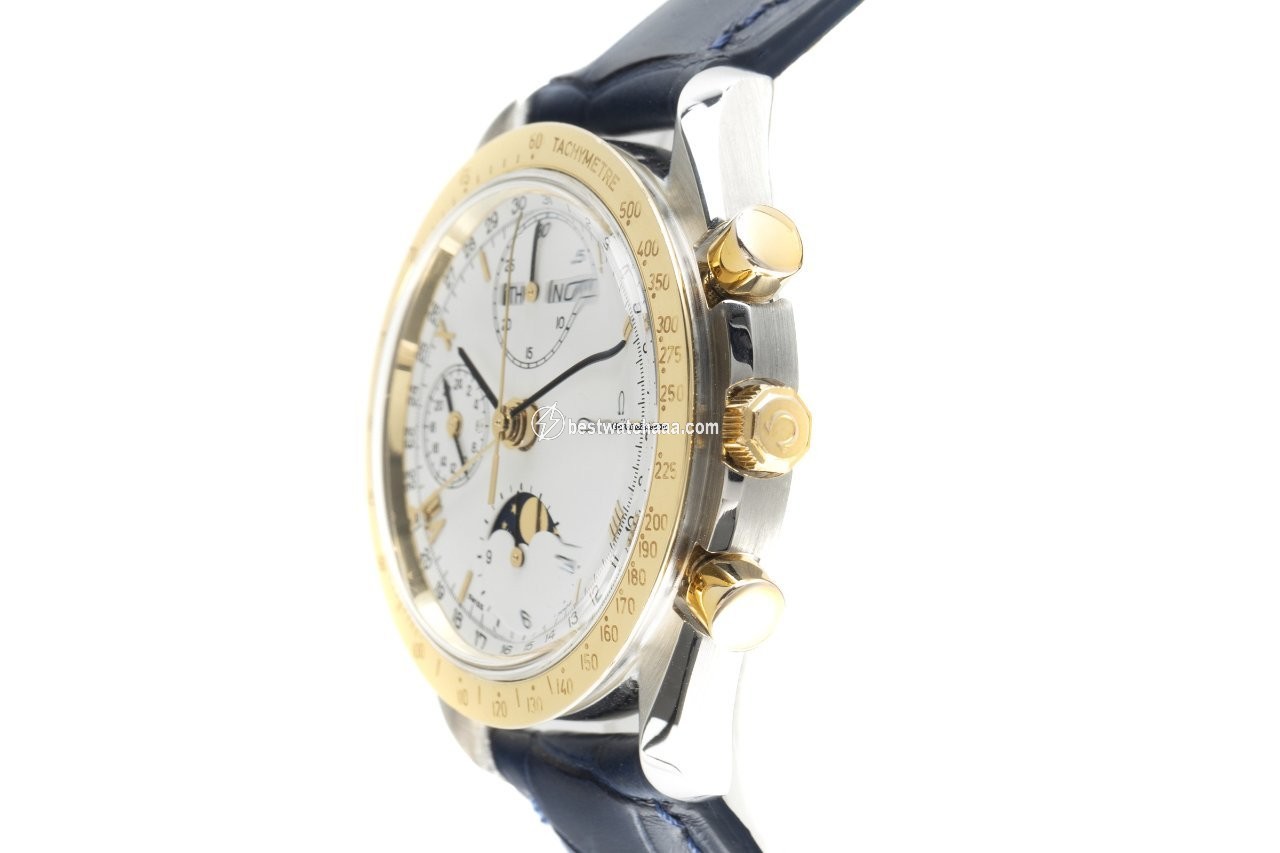 IMG_9086 Omega Speedmaster Date Mens watch Unisex Automatic Gold Steel 175.0034 3