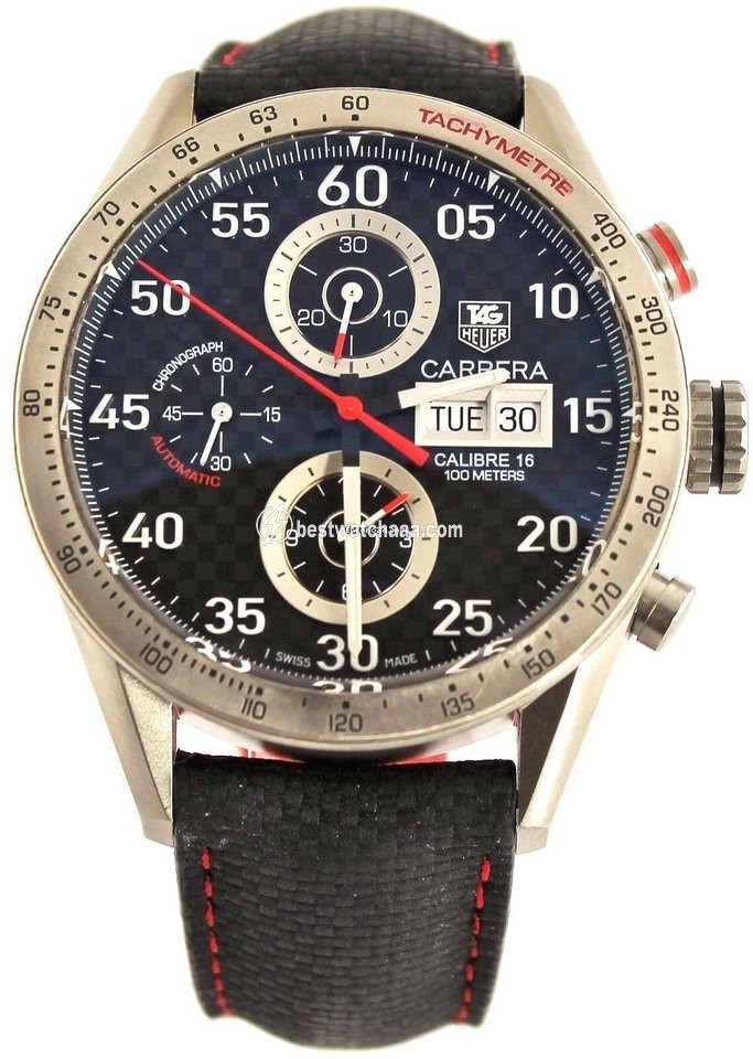IMG_9086 TAG Heuer Carrera Calibre 16 Automatic Titanium CV2A80.FC6256 3