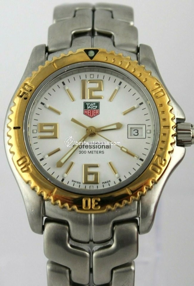 IMG_9086 TAG Heuer Link Quartz Mens watch Unisex Quartz Gold Steel WT1250.BD0555 3