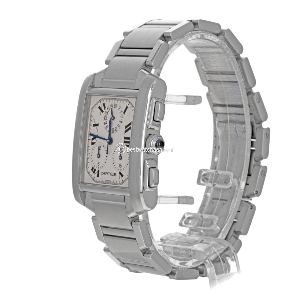 IMG_9086 Cartier Tank Francaise Mens watch Unisex Quartz Steel W51001Q3 2303 3