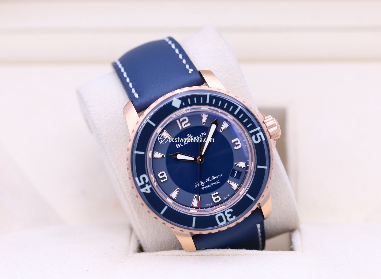 IMG_9086 Blancpain Fifty Fathoms Mens watch Unisex Automatic Rose gold 5015-3603C-63B 3