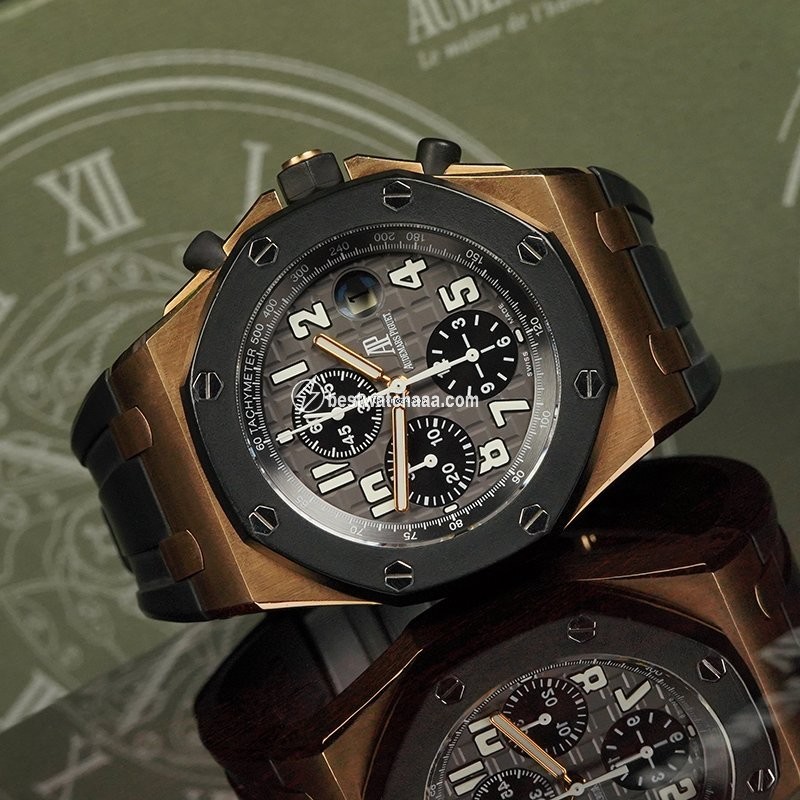 IMG_9086 Audemars Piguet Royal Oak Offshore Chronograph Mens watch Unisex Rose gold 25940OK.OO.D002CA.01 3