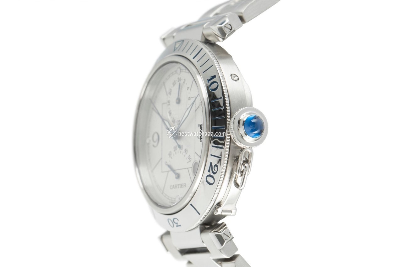 IMG_9086 Cartier Pasha Mens watch Unisex Automatic Steel 2388 3