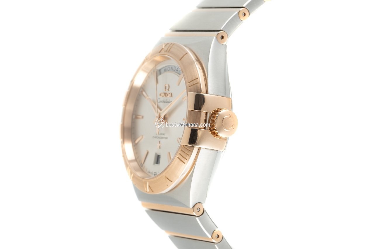 IMG_9086 Omega Constellation Day-Date Mens watch Unisex Automatic Gold Steel 123.20.38.22.02.001 3