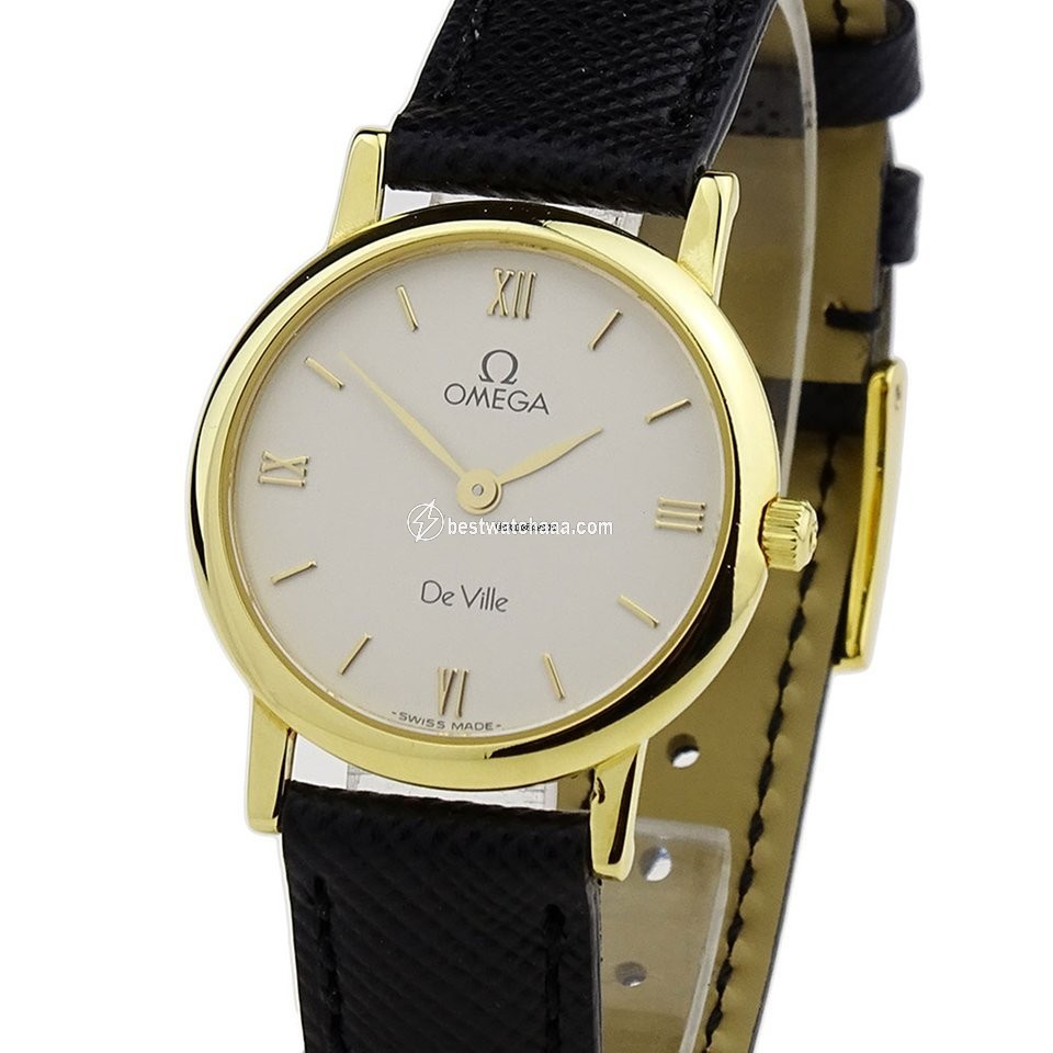 IMG_9086 Omega De Ville Womens watch Quartz Yellow gold 7350.33.01 3