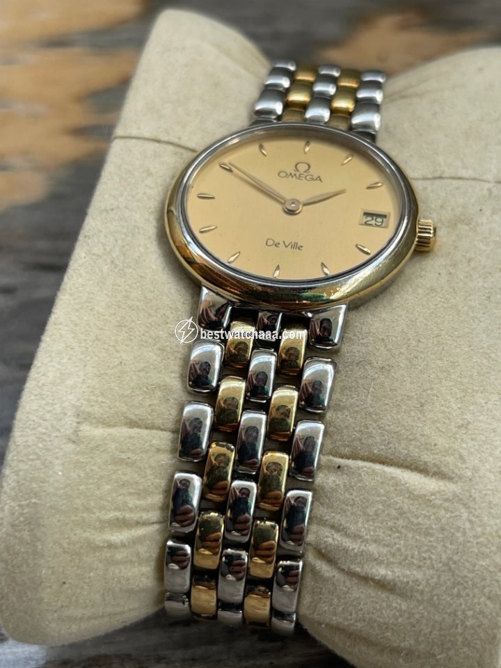 IMG_9086 Omega De Ville Womens watch Quartz Gold Steel 796.2379 3