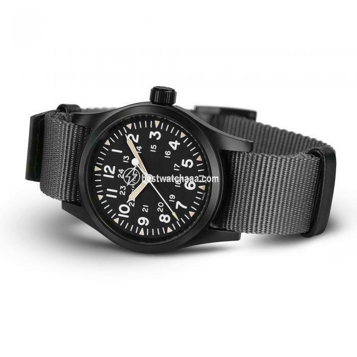 IMG_9086 Hamilton Khaki Field Mens watch Unisex Manual winding Steel H69409930 3