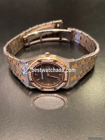 IMG_9086 Audemars Piguet Royal Oak Womens watch Quartz Gold Steel SA66319 Z 0722 3