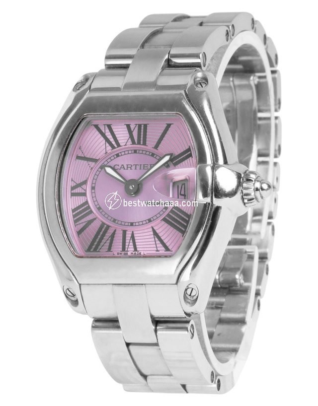 IMG_9086 Cartier Roadster Mens watch Unisex Quartz Steel W62017V3 2675 3