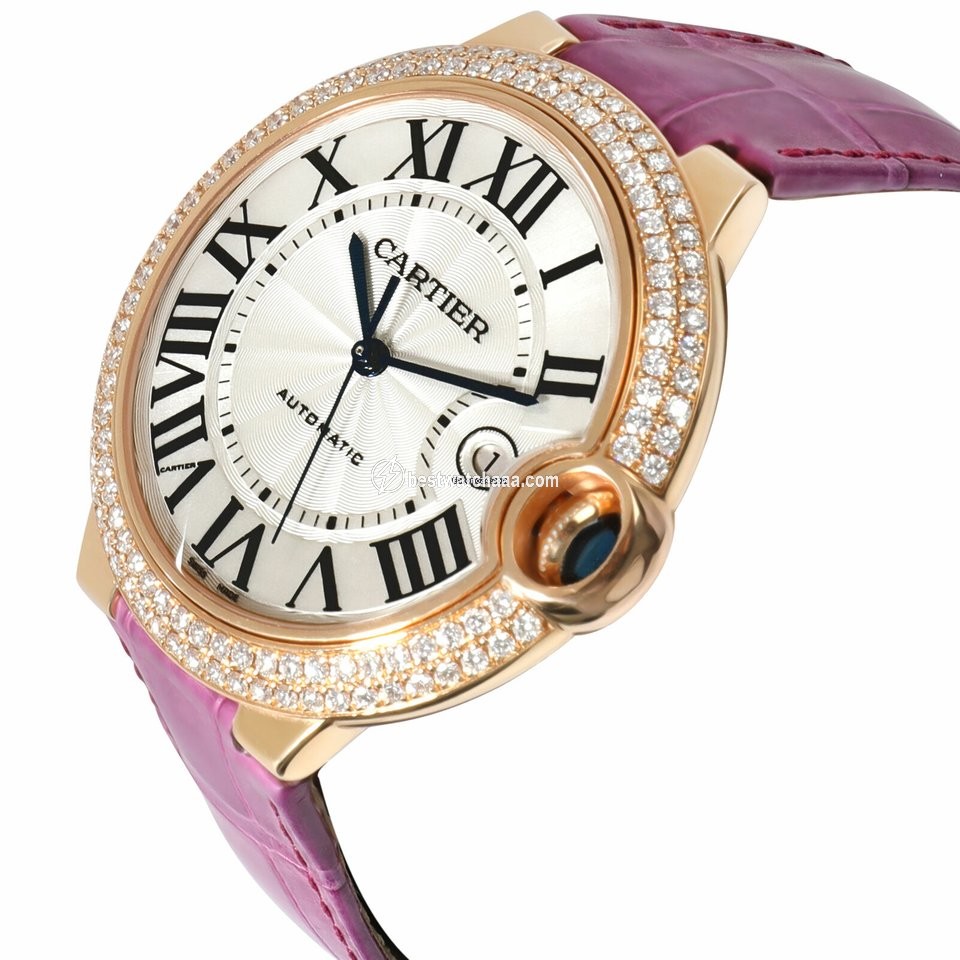 IMG_9086 Cartier Ballon Bleu 42mm Mens watch Unisex Automatic Rose gold WE900851 3