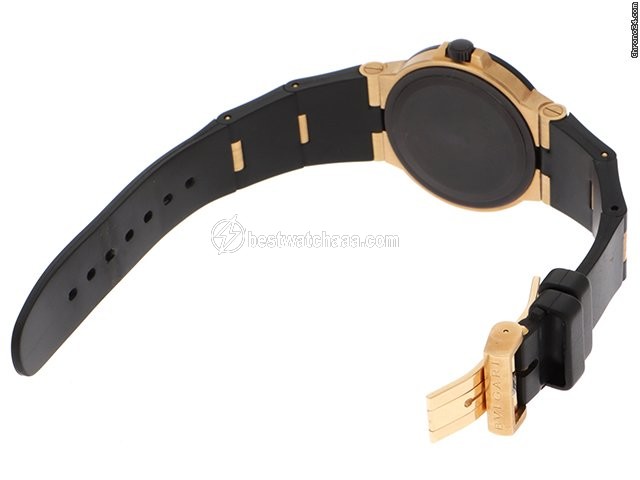 IMG_9086 Bulgari Diagono Mens watch Unisex Automatic Yellow gold AL38G 3