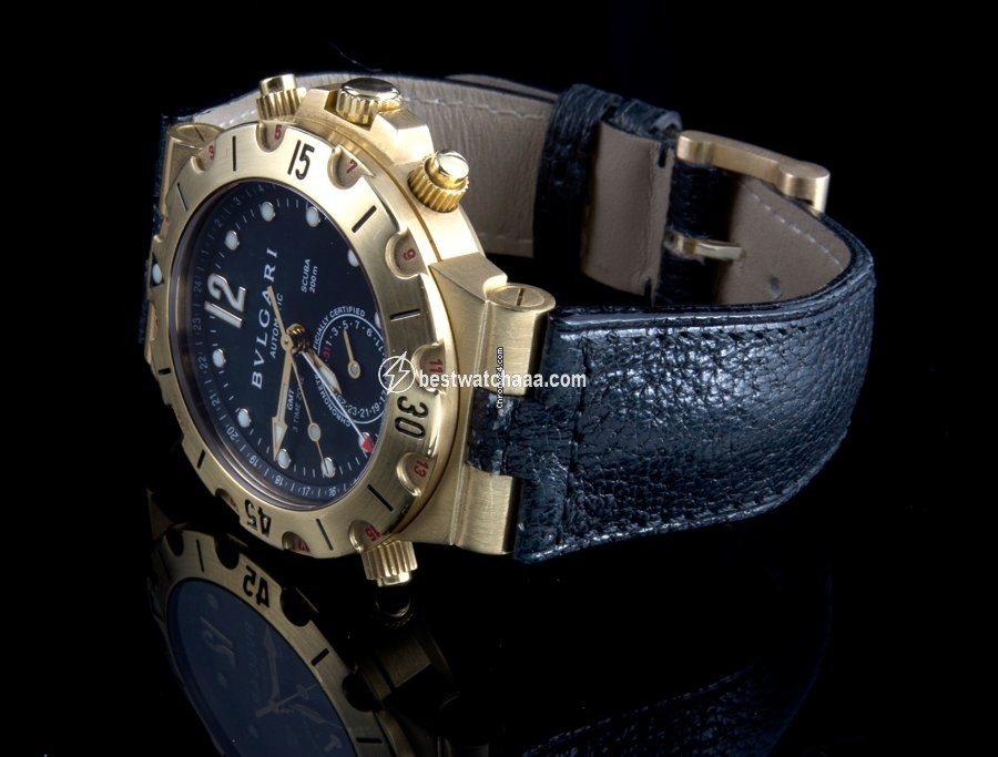 IMG_9086 Bulgari Diagono Mens watch Unisex Automatic Yellow gold SD 38 G GMT 3