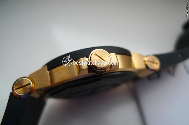 IMG_9086 Bulgari Diagono Womens watch Automatic Yellow gold DG35BGVD 3